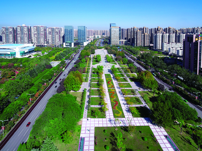 西安市张家堡广场道路