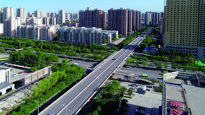西安市北二环明光路高架桥