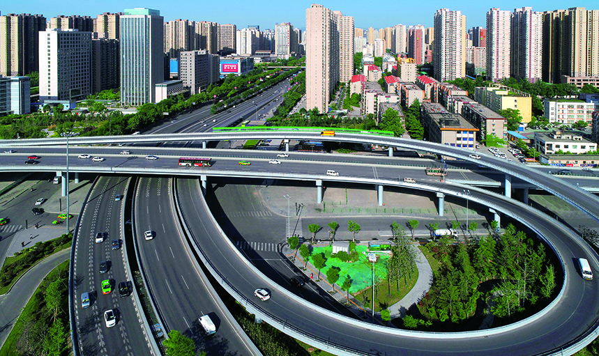 西安市朱宏路立交桥